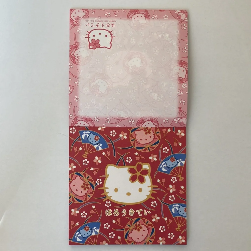 Vintage Sanrio Hello Kitty Origami Notepad